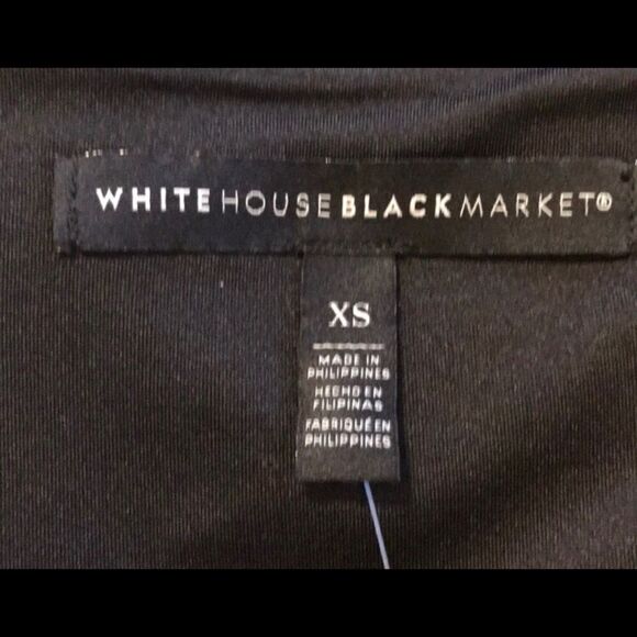 WHBM XS Split Sleeve Shift V-Neck Dress NWOT - Picture 9 of 9